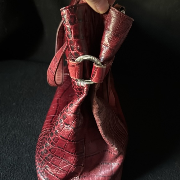 Ann Taylor red satchel - Picture 4 of 6